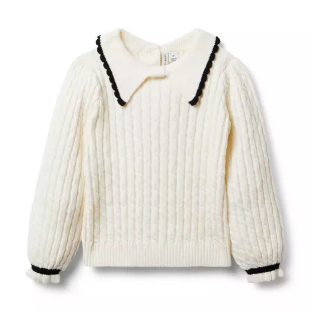 Janie and Jack  girls Cream Sweater